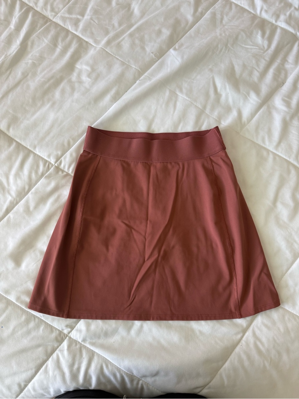 TNA A-Line Skirt /w built in shorts in Dusty Rose
